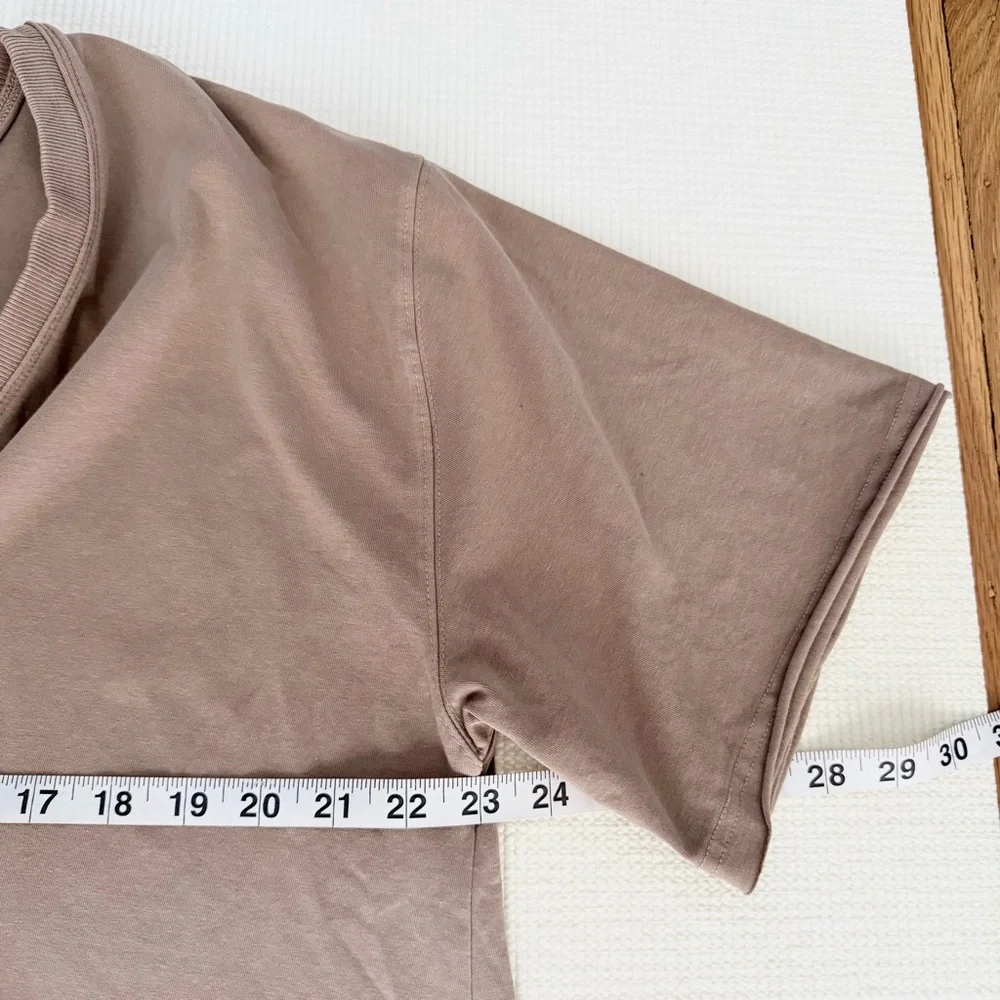 FREE PEOPLE MOVEMENT HOT SHOT TEE ROMPER- Mocha Latte/ Tan Reversible NWT LARGE - Picture 9 of 15